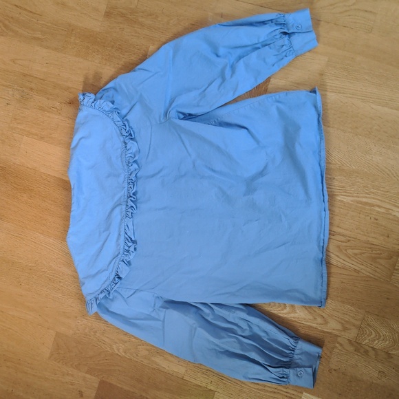 ZARA peter pan collar blouse, size small - Picture 4 of 4